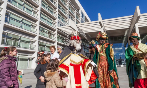 El San Pablo lleva la magia de los Reyes Magos al HUBU